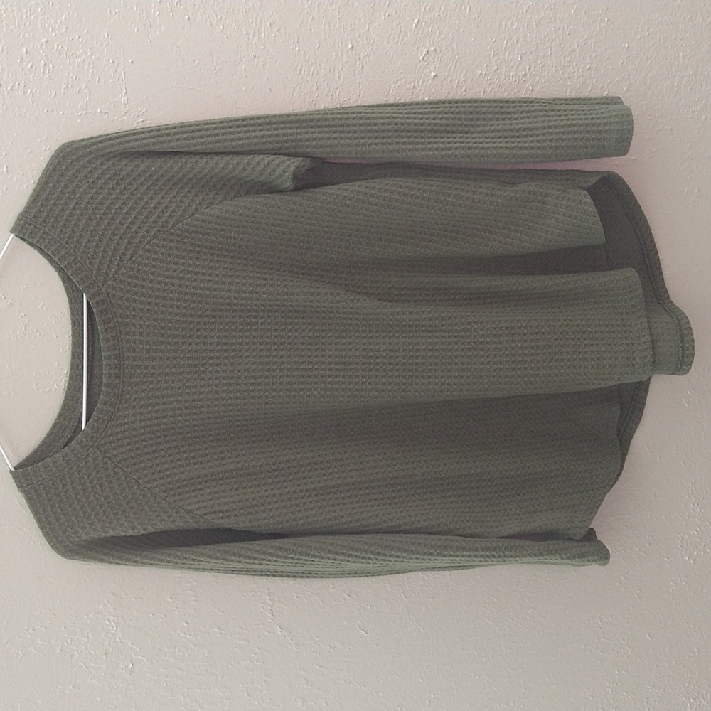American Eagle green soft sweater